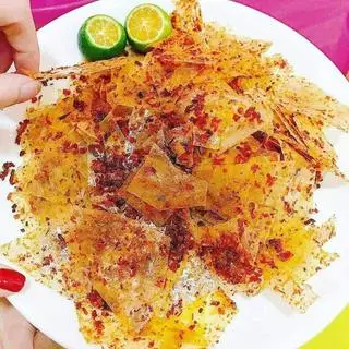 Hình ảnh Bánh Tráng Trộn Sate
