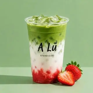 Hình ảnh Matcha Latte Fuji Dâu