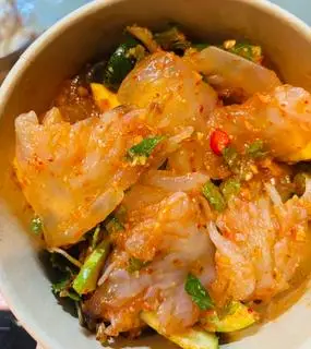 Hình ảnh chân sứa sốt Thái 