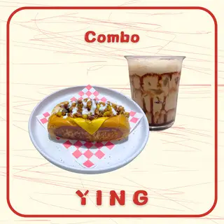 Hình ảnh 1 Roll Gà Áp Chảo Xốt Tiêu + Cacao Sữa Tươi
