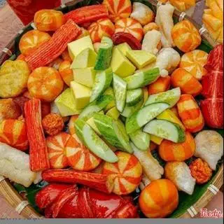 Hình ảnh combo thập cẩm 5 xiên (khách thích xiên nào thì ghi chú dùm quán nha)