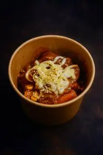 Hình ảnh (Món Mới ) Bò mĩ + Tok sốt cay phủ phô mai sợi