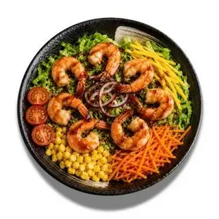 Hình ảnh Cơm/Salad tôm luộc