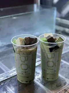 Hình ảnh Trà sữa Thái xanh full topping