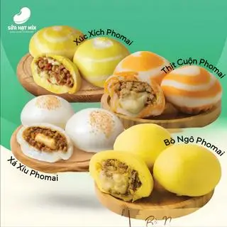 Hình ảnh Bánh Bao Thịt Nhân Phomai