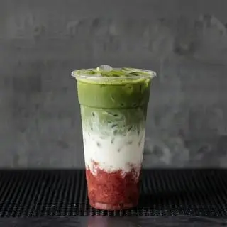 Hình ảnh Latte matcha dâu