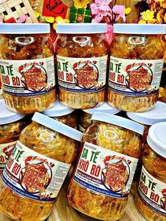 Hình ảnh Bánh tráng sate bò hủ 300gr