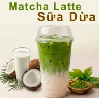 Hình ảnh Matcha sữa dừa (Nhật&Đài)
