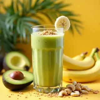 Hình ảnh Sinh tố Bơ Chuối