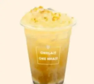 Hình ảnh Trà thạch hoa mộc tê - trà sữa