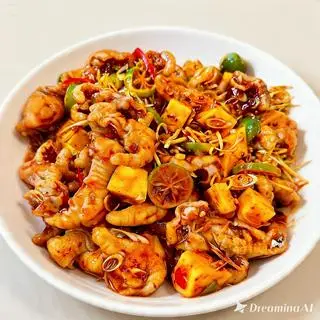 Hình ảnh Chân Gà Rút Xương Sốt Thái - Size S