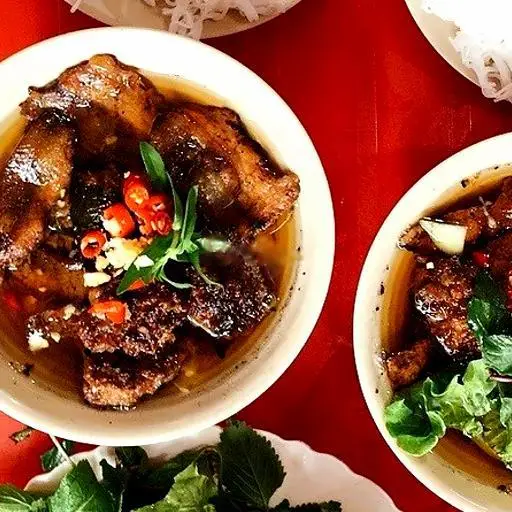 Hình ảnh Bún chả chấm thường