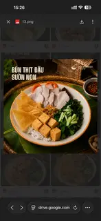 Hình ảnh Bún Nước Tương Thịt Đậu Hoành Thánh