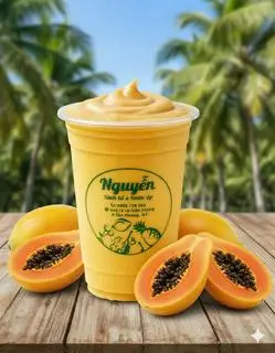 Hình ảnh Sinh Tố Đu Đủ