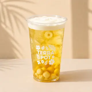Hình ảnh Trà Sen Vàng Macchiato