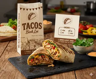 Hình ảnh Tacos gà - Chicken tacos