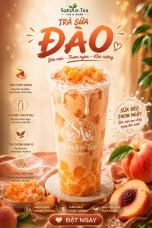 Hình ảnh Trà Sữa Đào