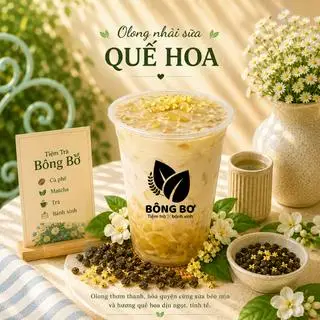 Hình ảnh Olong nhài sữa quế hoa