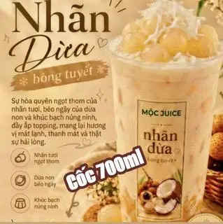 Hình ảnh Nhãn Dừa Bông Tuyết CỐC 700ml