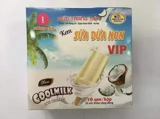 Hình ảnh Kem Tràng Tiền sữa dừa