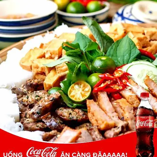 Hình ảnh Combo Bún Đậu Mẹt Đầy Đủ 2 Người - 2 Coca