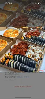 Hình ảnh Combo 2 Kimbab Gà Sốt + Gà Kem