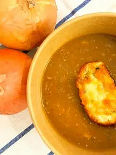 Hình ảnh Soup hành tây kiểu Pháp