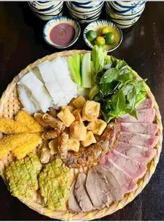 Hình ảnh COMBO Bún ĐẬU THẬP CẨM( phần 3-4ng)+ 3 ly nước ngot
