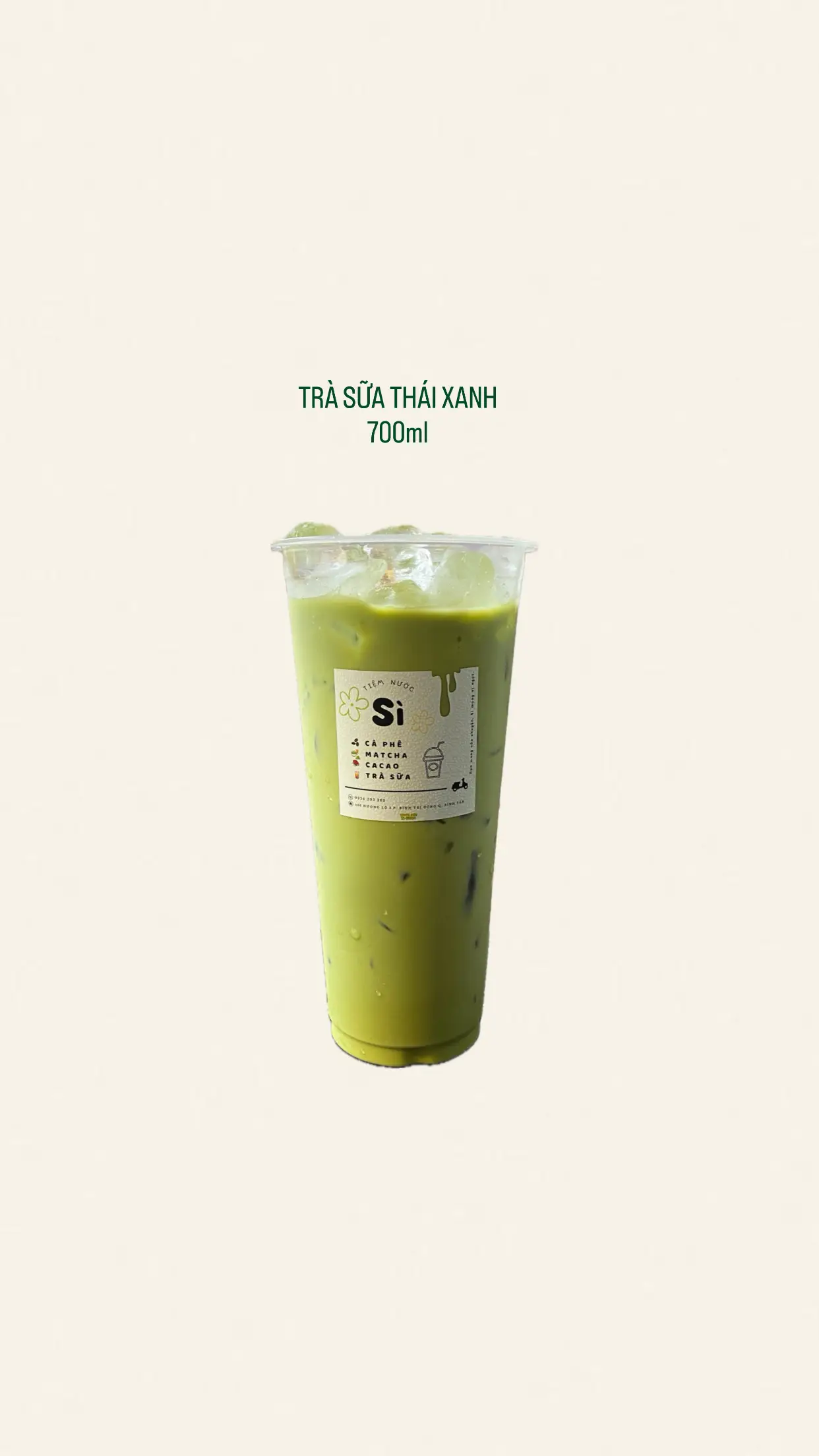 Hình ảnh Trà Sữa Thái Xanh