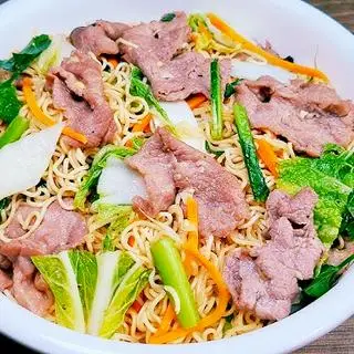 Hình ảnh mì xào bò 2 goi
