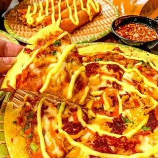Hình ảnh Bánh Tráng Nướng Bơ