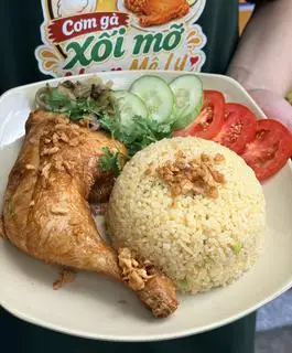 Hình ảnh Cơm đùi gà góc tư