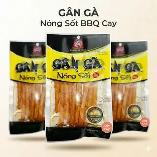Hình ảnh  Gân Gà Sốt BBQ Cay Av23 – Dai Giòn Cay Nồng Gây Nghiện