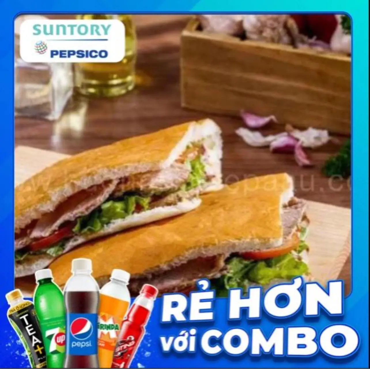 Hình ảnh Combo: 2 bánh mì Doner Kebab( tam giác) + 2 trà tắc 