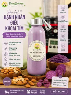 Hình ảnh Sữa Hạnh Nhân Điều Khoai tím
