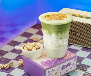 Hình ảnh Matcha sữa tươi Hạt Dẻ "Cười" 