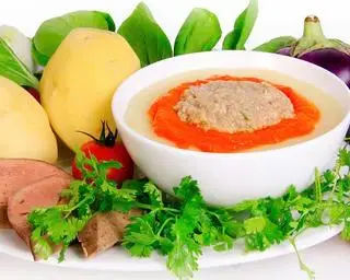 Hình ảnh cháo thịt băm ( người lớn)