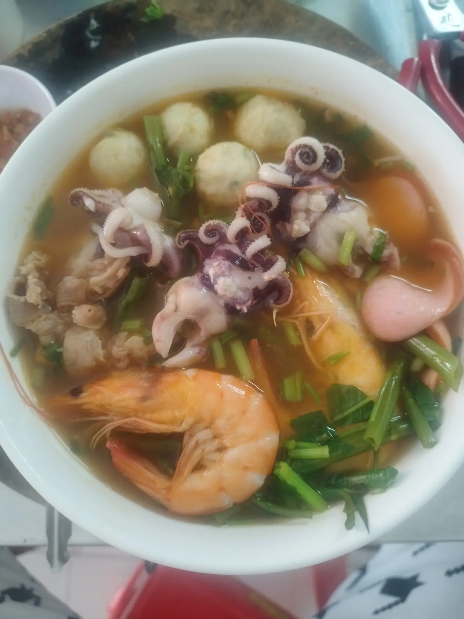 Hình ảnh mì thái tôm mực