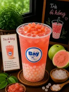 Hình ảnh trà ổi hồng 