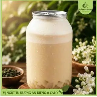 Hình ảnh Ô long nhài sữa keto- 500ml