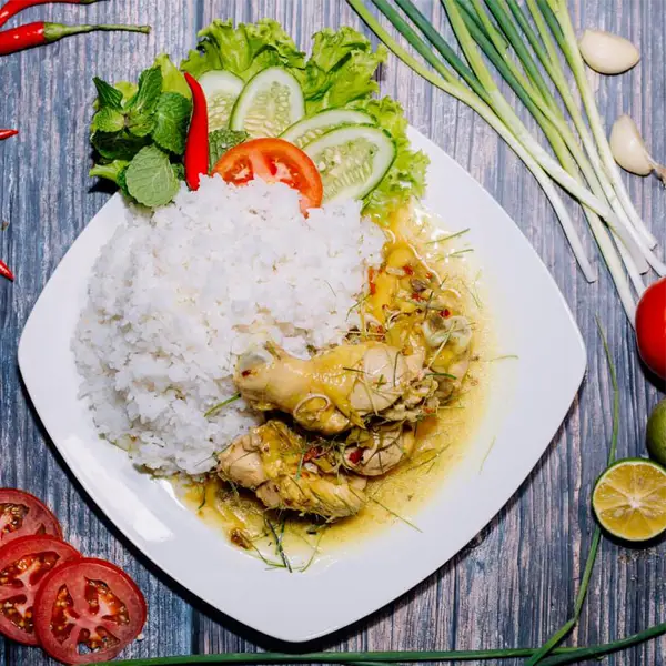 Hình ảnh Cơm Gà Kho Gừng