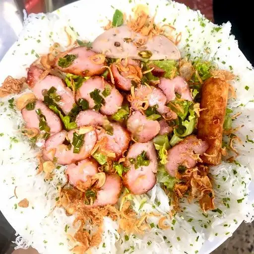 Hình ảnh Bánh hỏi thịt nướng - nem nướng