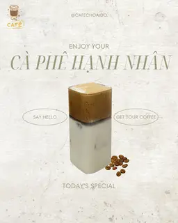 Hình ảnh Cà Phê Hạnh Nhân