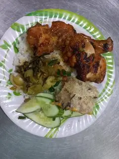 Hình ảnh cơm gà nướng +cha