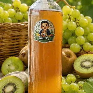 Hình ảnh Trà trái cây Kombucha vị nho kiwi 