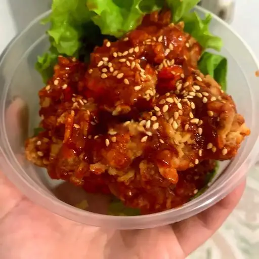 Hình ảnh Gà viên sốt cay ngọt