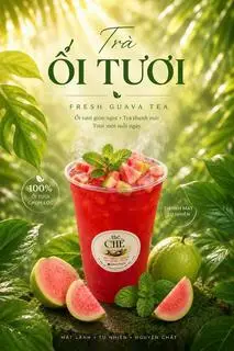 Hình ảnh Trà ổi hồng