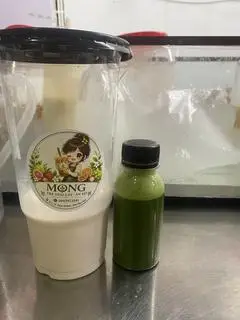 Hình ảnh TRÀ SỮA THÁI XANH 1 lít 3