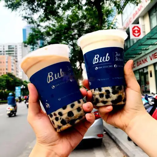 Hình ảnh Trà sữa nướng trân châu trắng