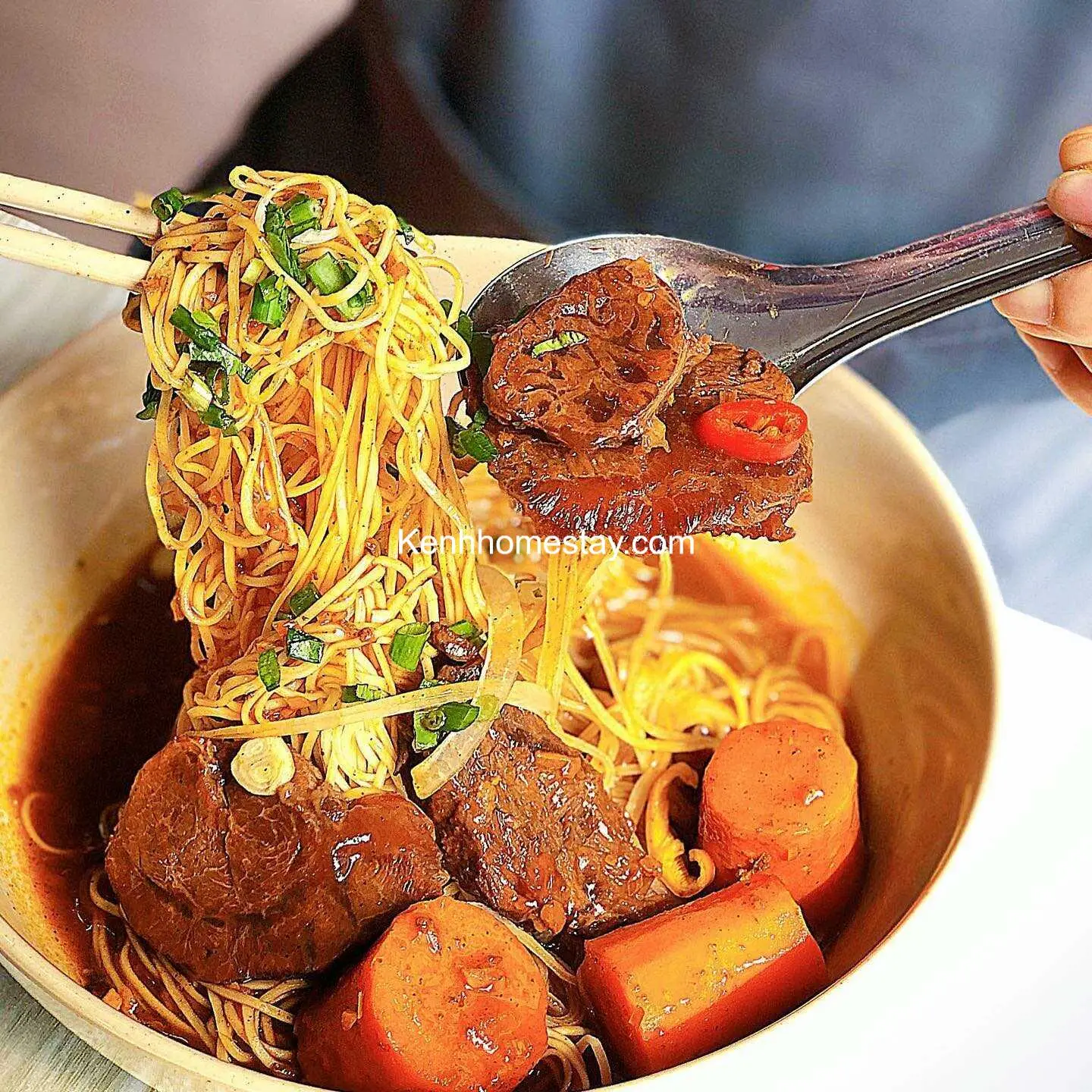 Hình ảnh Mì tươi bò kho